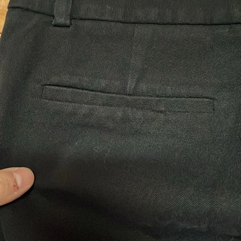 J. Crew Stretch size 00 Black Low-rise Crop Super Stretchy Dress Pants
